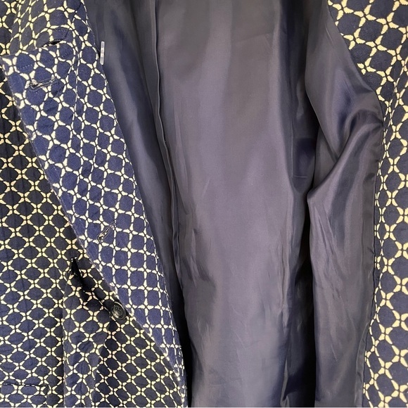 Access by Liz Claiborne Tie Front Double Breasted Short Sleeve Coat Size L EUC - Picture 9 of 9